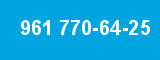 961 770-64-25 961 770-64-25